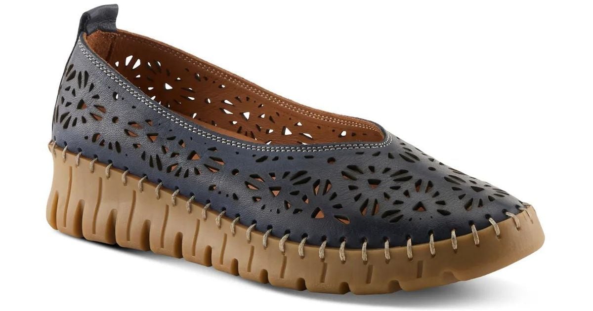 Spring Guide Wedge Spring Step Carosa Wedge Slipon in Blue | Lyst