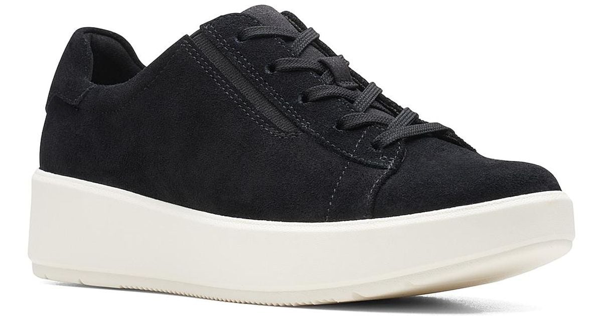 clarks layton pace platform sneakers