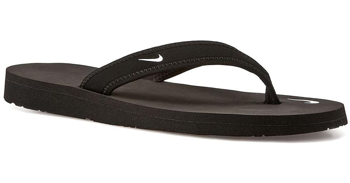 Nike Celso Girl Flip Flop in Black | Lyst