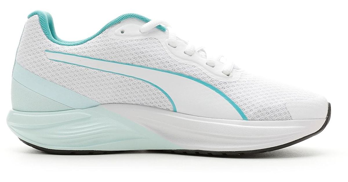 PUMA Rubber Feline Profoam Running Shoe in White/Blue (White) | Lyst