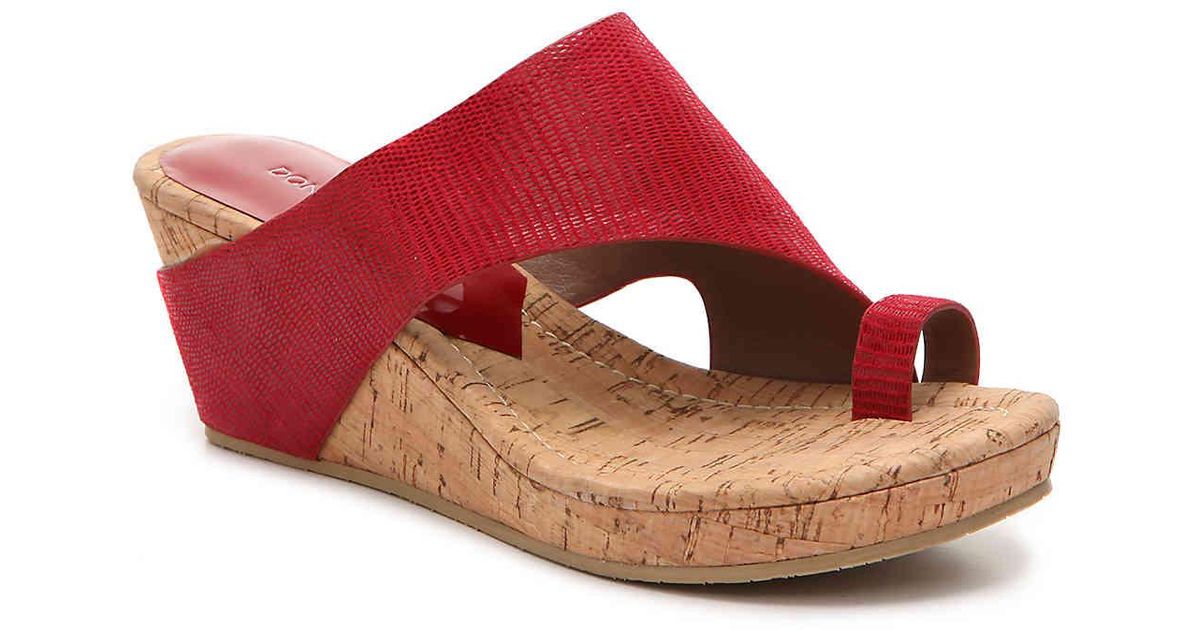 donald pliner gyer wedge sandal black