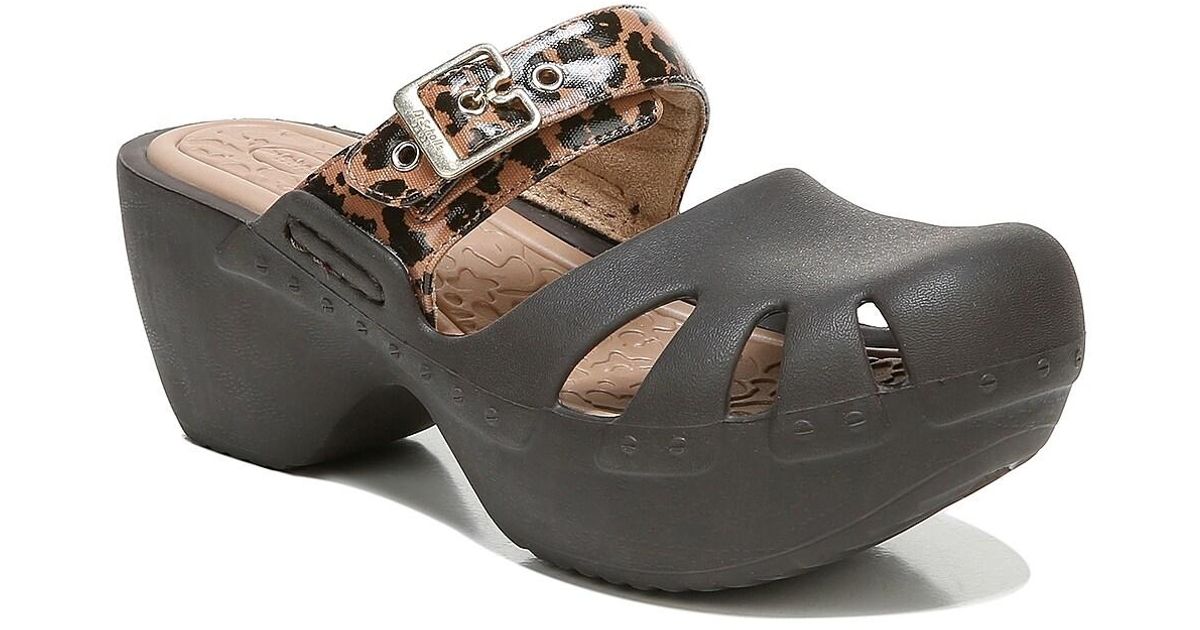 Dr. Scholls Synthetic Dance On Clog in Dark Brown (Brown) Lyst