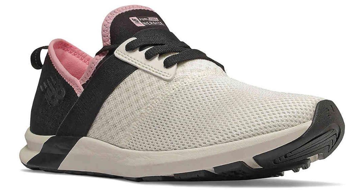 New Balance Fuelcore Nergize Lightweight Training Shoe in White/Black/Pink ( Black) | Lyst
