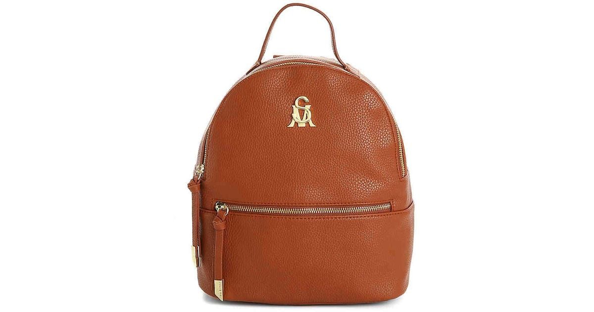 steve madden cognac backpack