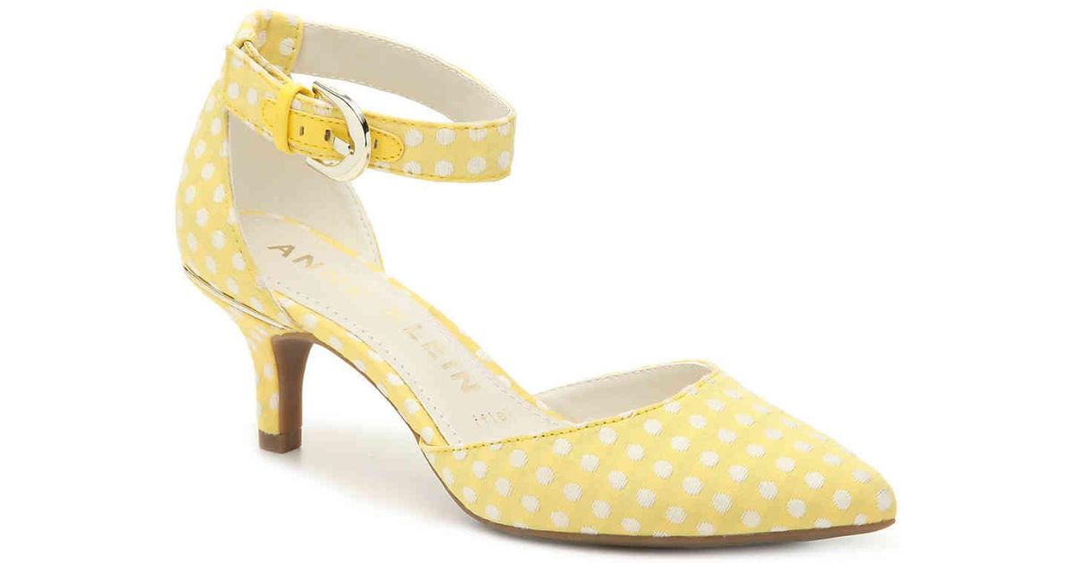 anne klein yellow shoes