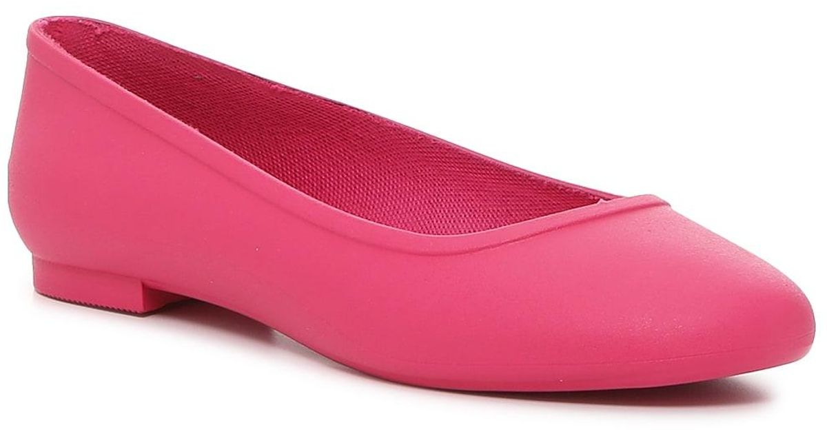 Hush Puppies Synthetic Brite Pops Ballet Flat in Fuchsia (Pink) | Lyst