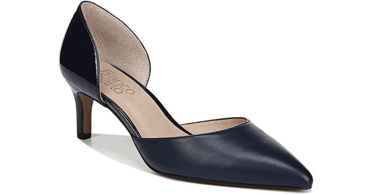 franco sarto navy blue pumps