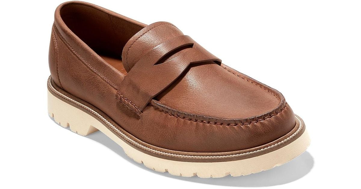 Cole Haan Leather American Classics Penny Loafer in Dark Brown (Brown