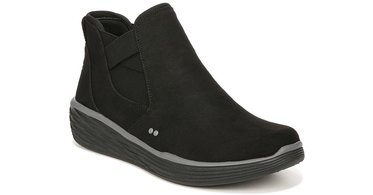 Ryka Noelle Wedge Bootie in Black Lyst