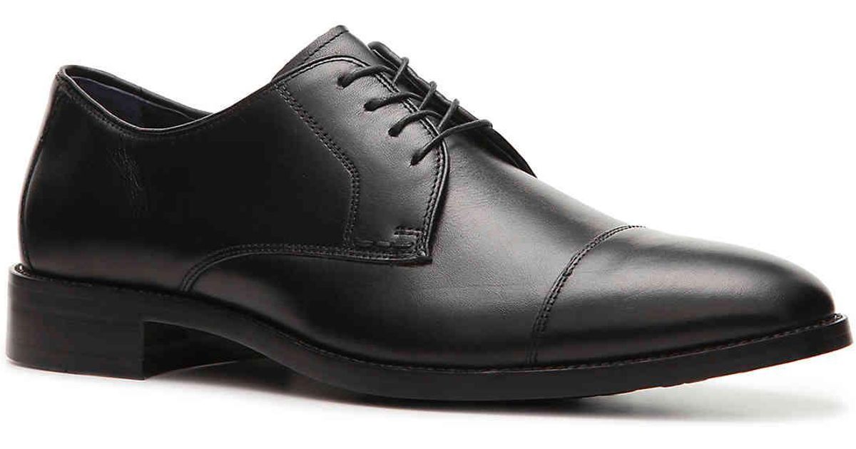 Cole Haan Leather Lenox Hill Cap Toe Oxford in Black for Men - Lyst