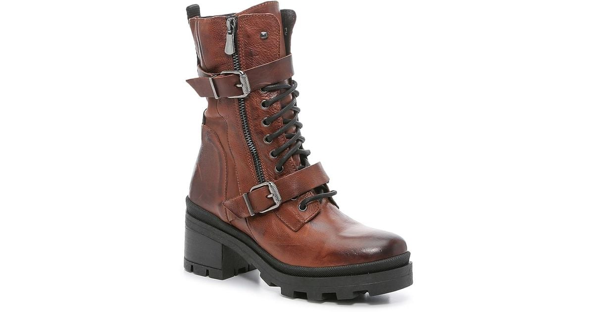 charles by charles david clout leather combat boots
