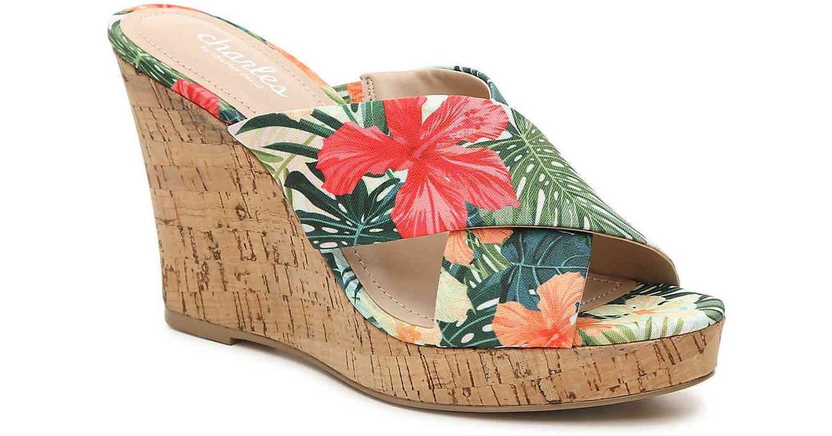 charles by charles david latrice wedge sandal
