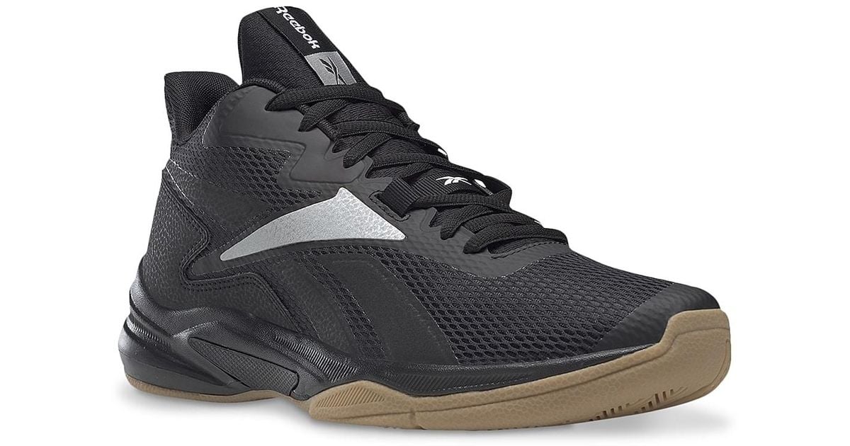 Reebok More Buckets Basketball Shoe in Black/White (Black) for Men Lyst