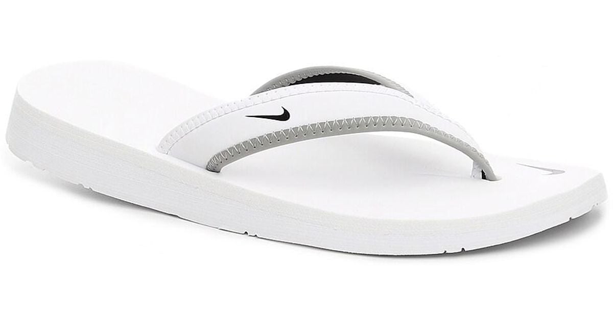 Nike Celso Girl Flip Flop in White | Lyst