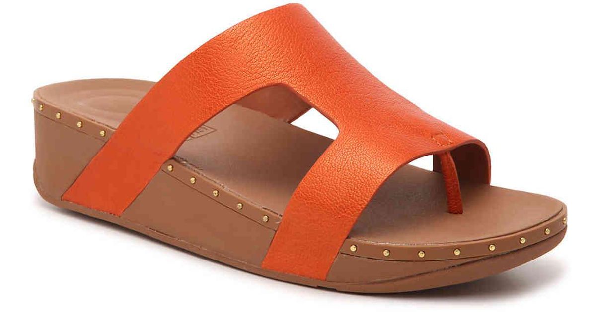 orange fit flops