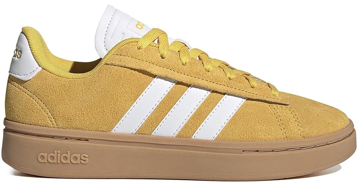 adidas Grand Court Alpha Sneaker in Yellow | Lyst