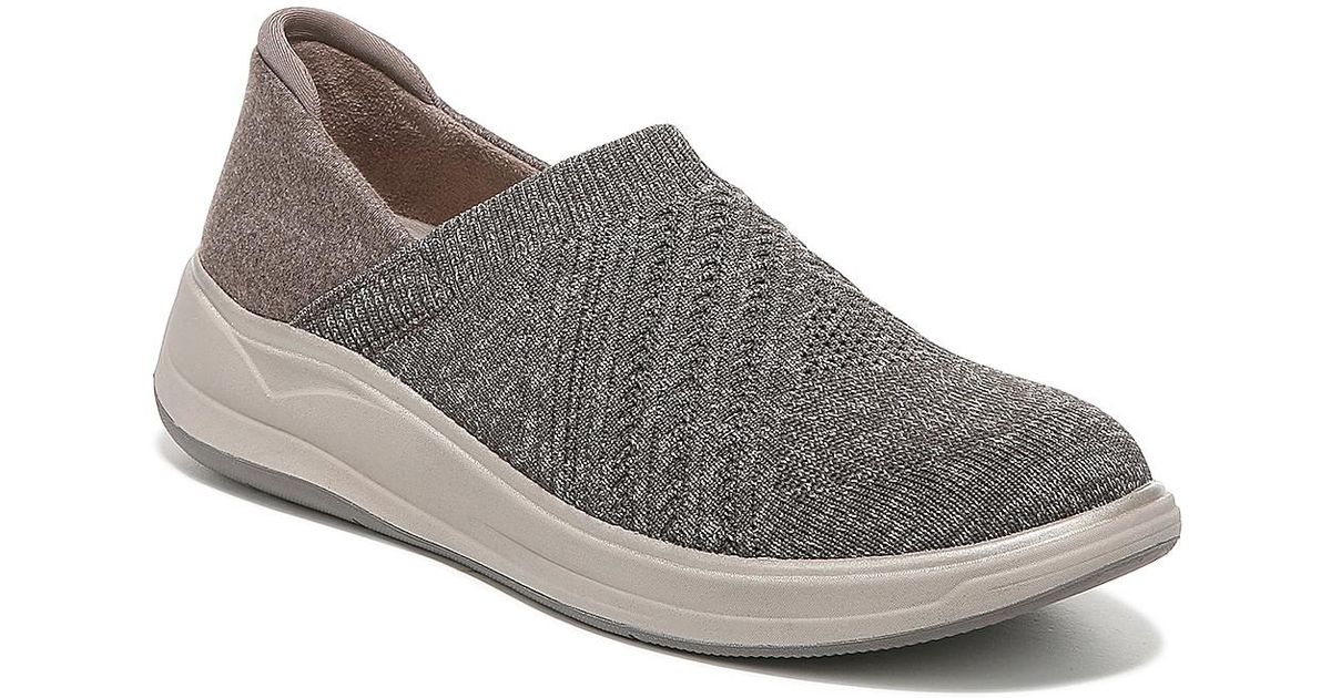 Bzees Synthetic Triumph Slip-on in Taupe (Gray) | Lyst