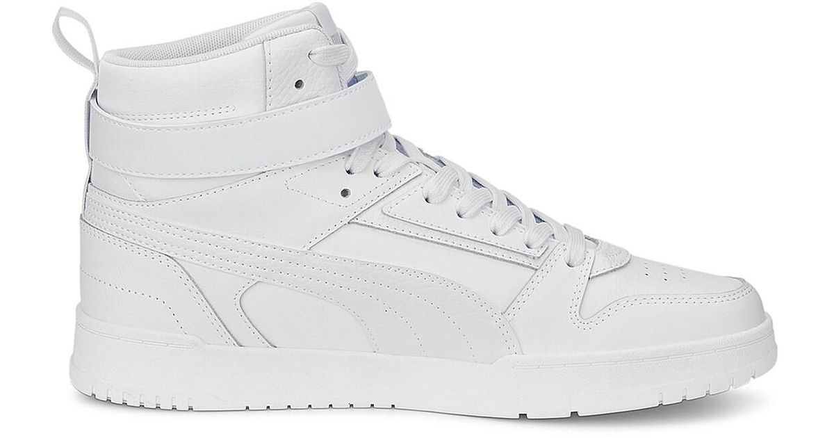 PUMA Leather Rbd Game Sneaker in White for Men | Lyst