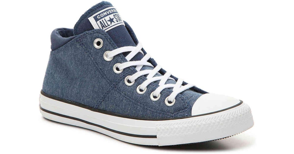 Converse Chuck Taylor All Star Madison Mid-top Sneaker in Blue | Lyst