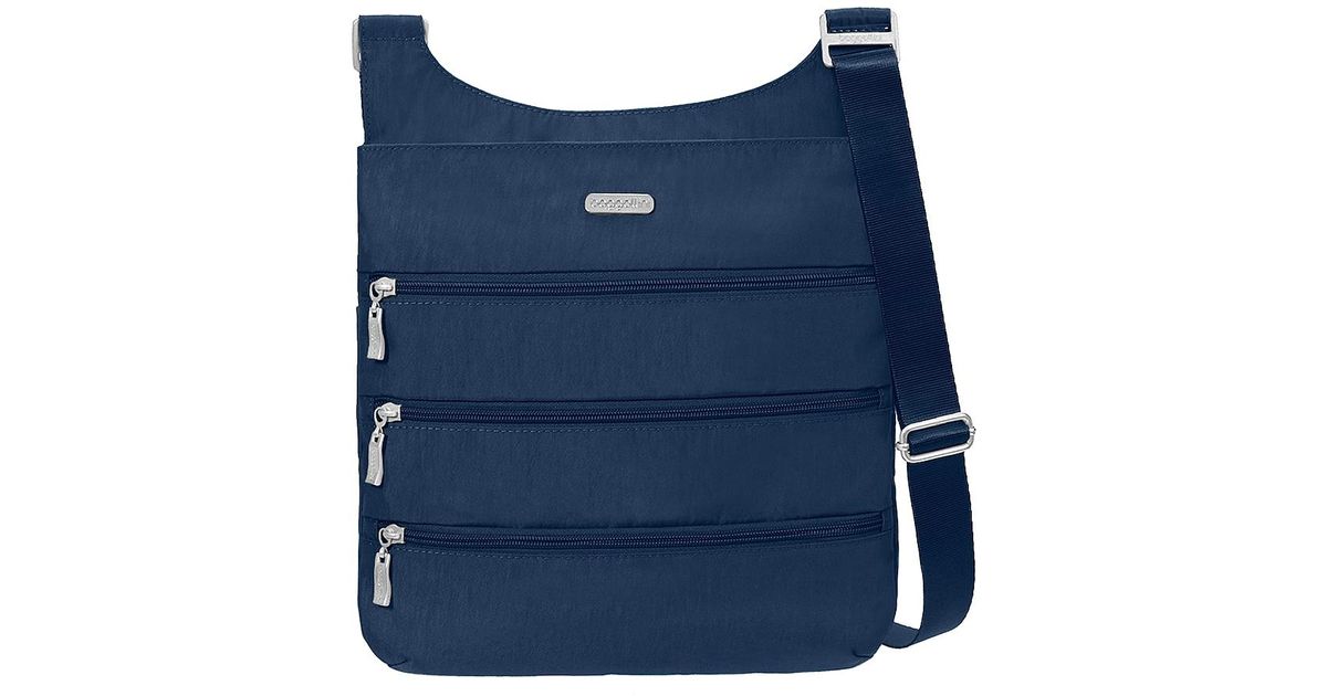 Baggallini Big Zipper Crossbody Bag in Dark Blue (Blue) Lyst