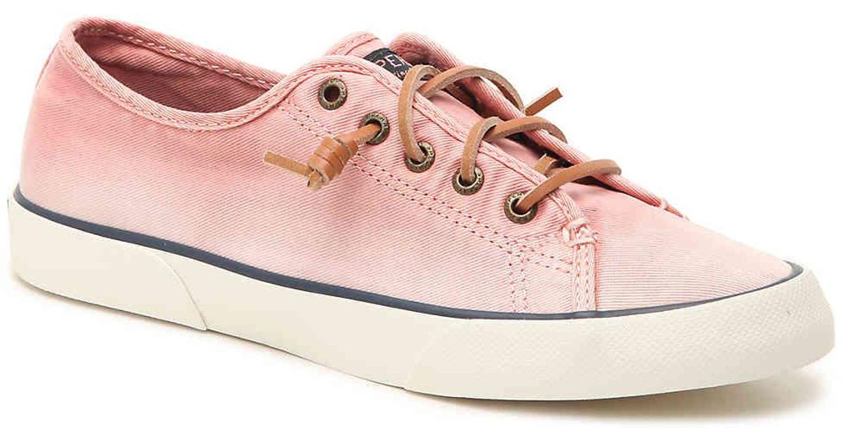 pink sperry sneakers