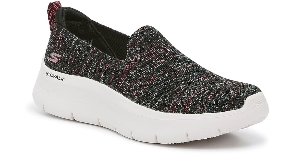 Skechers Go Walk Flex Vivid Energy Slipon in Black Lyst