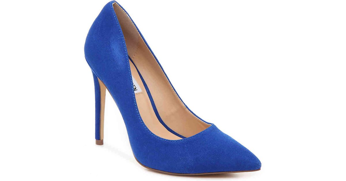 steve madden blue pumps