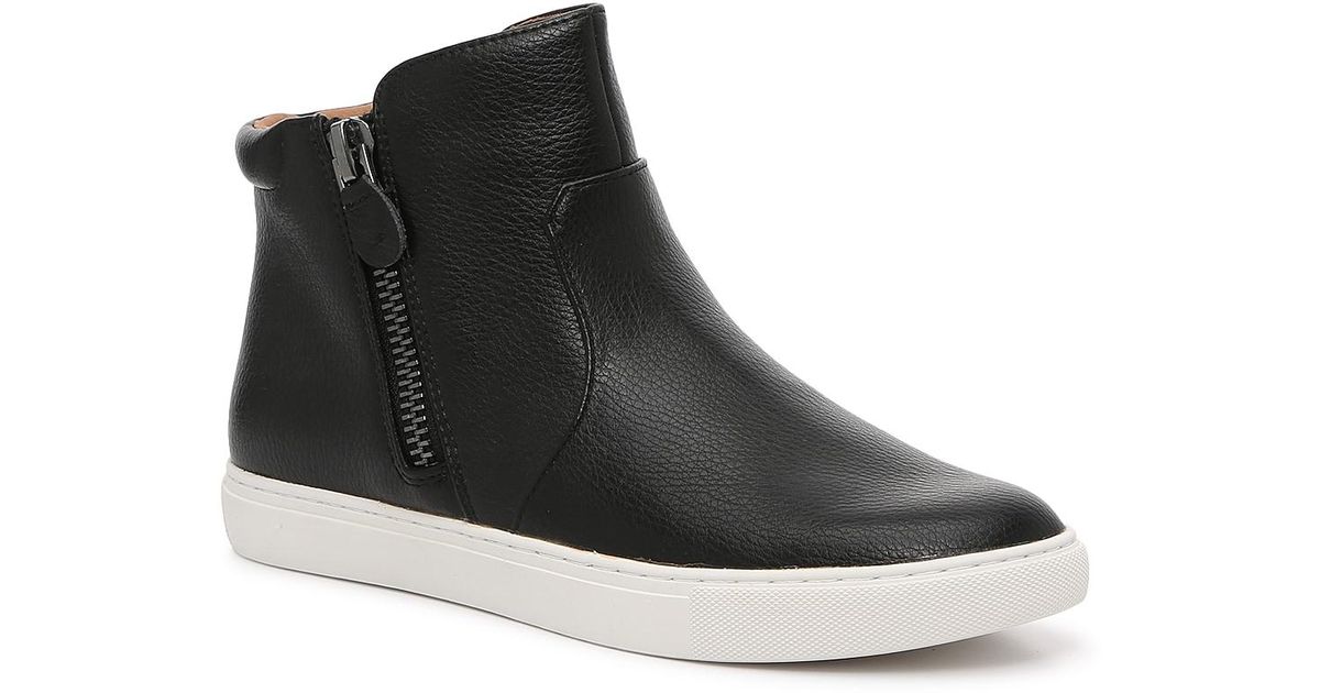 Gentle Souls Leather Carter High-top Sneaker in Black - Lyst