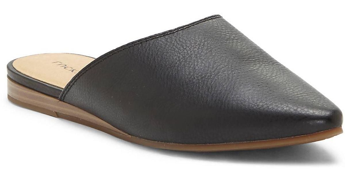 Lucky Brand Leather Bareisha Mule in Black Leather (Black) Save 32
