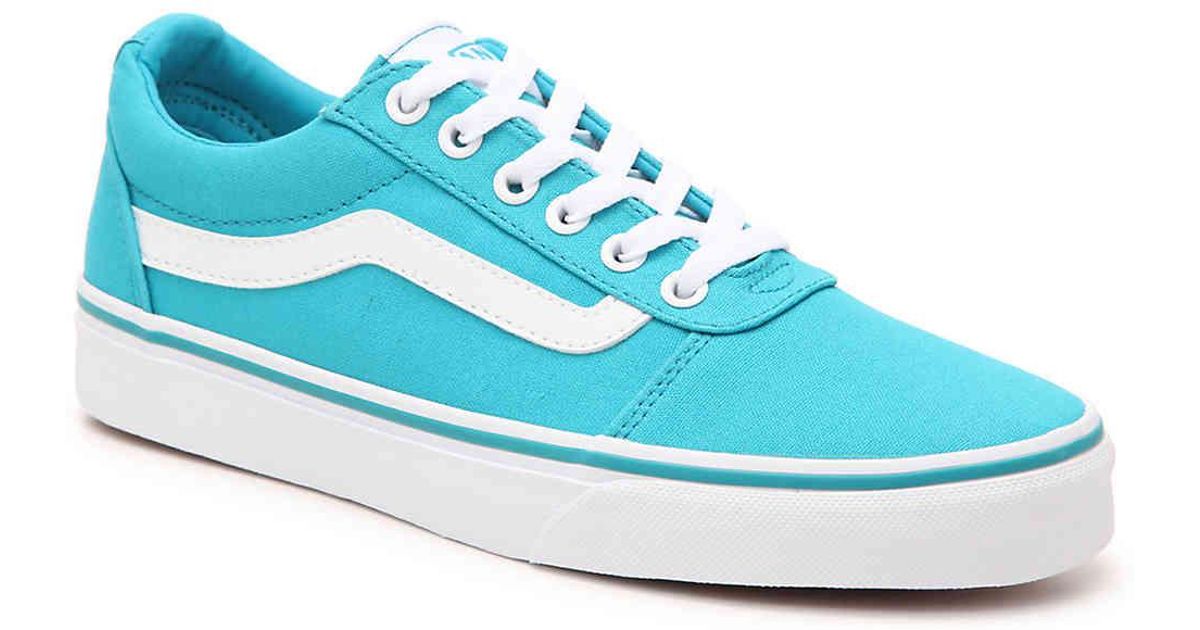 light turquoise vans