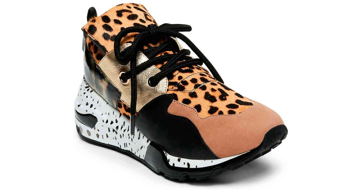 steve madden black and gold sneakers