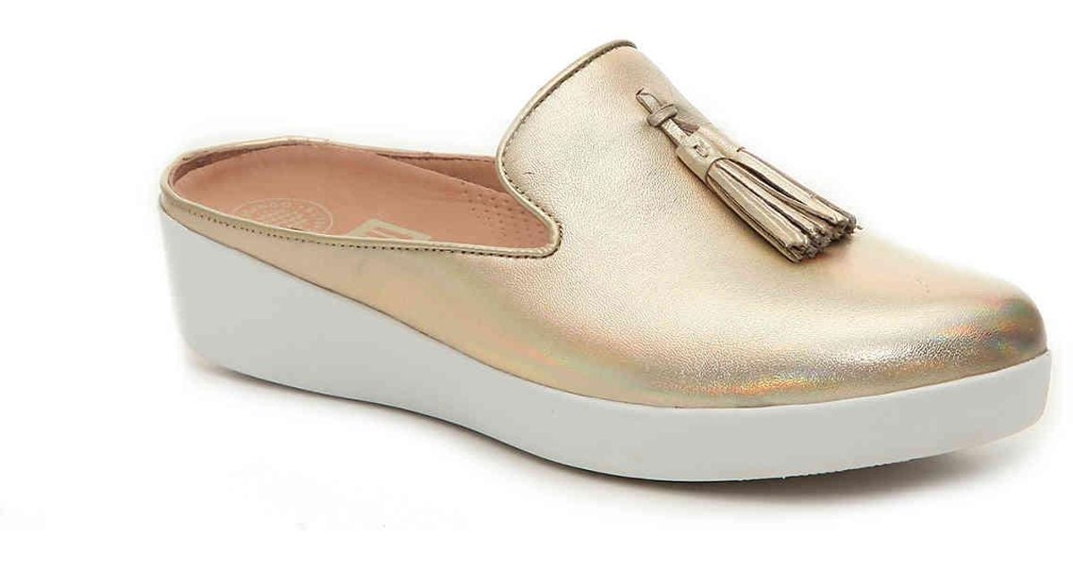 fitflop tassel superskate wedge loafer