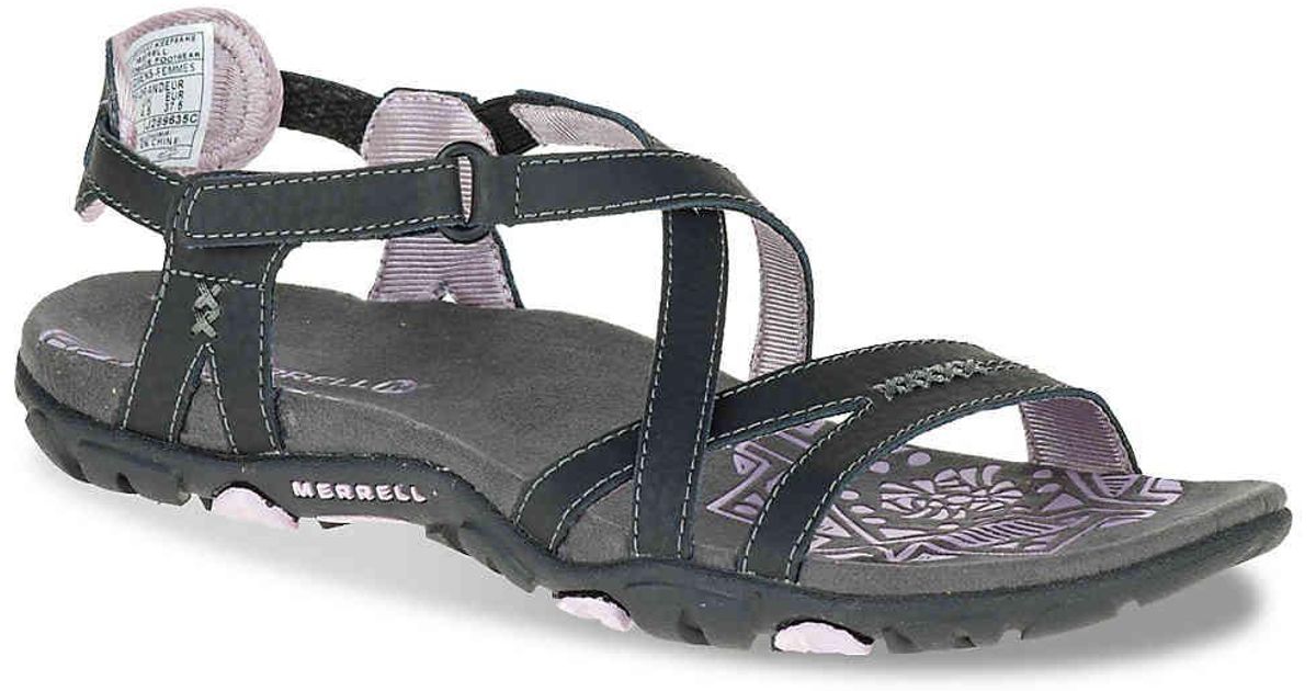 sandales merrell sandspur rose ltr marron clair femme