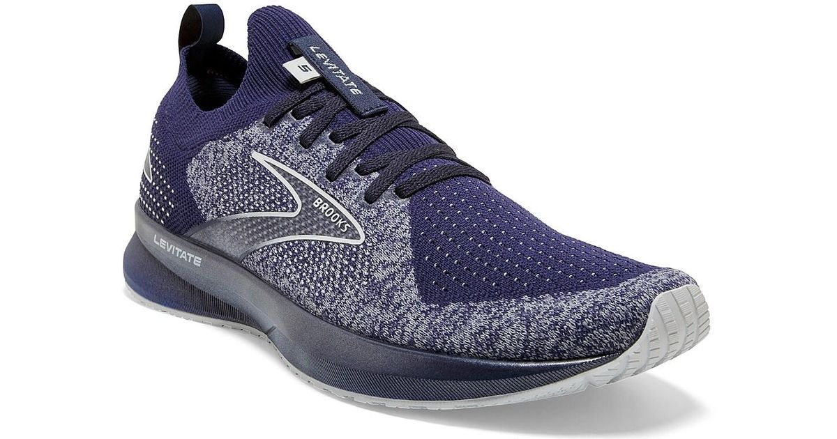 Brooks Levitate Stealthfit 5 Running Shoe in Blue for Men Lyst