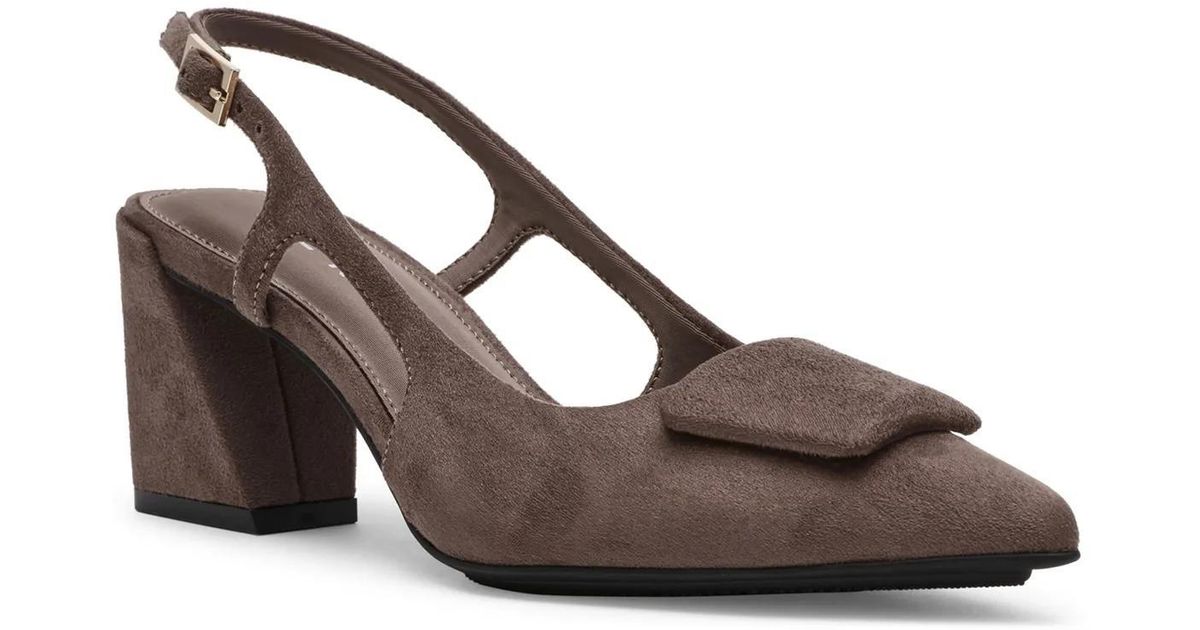 Anne Klein Renetta Pump in Brown | Lyst