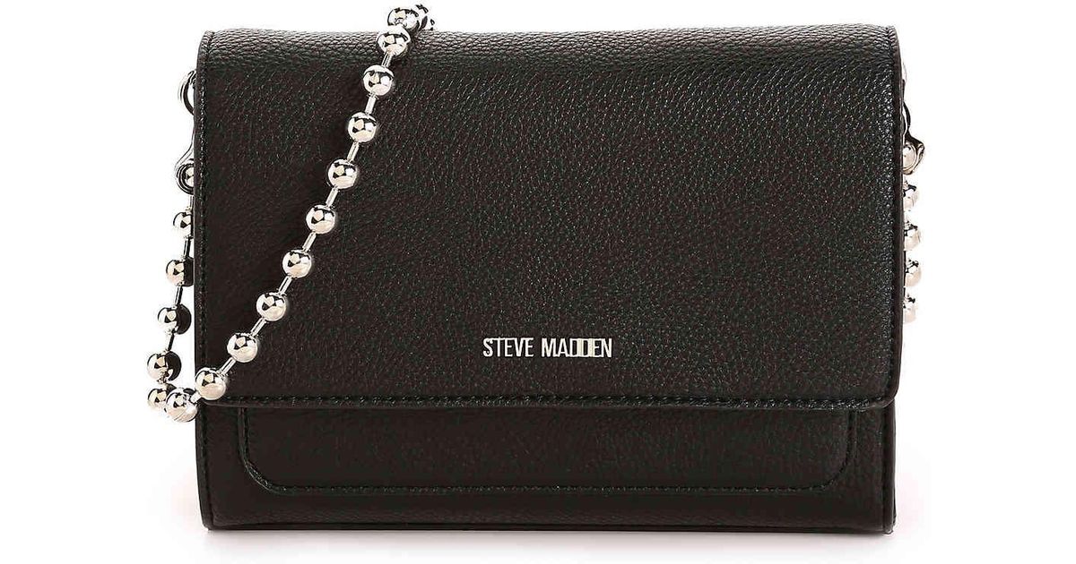 steve madden black clutch