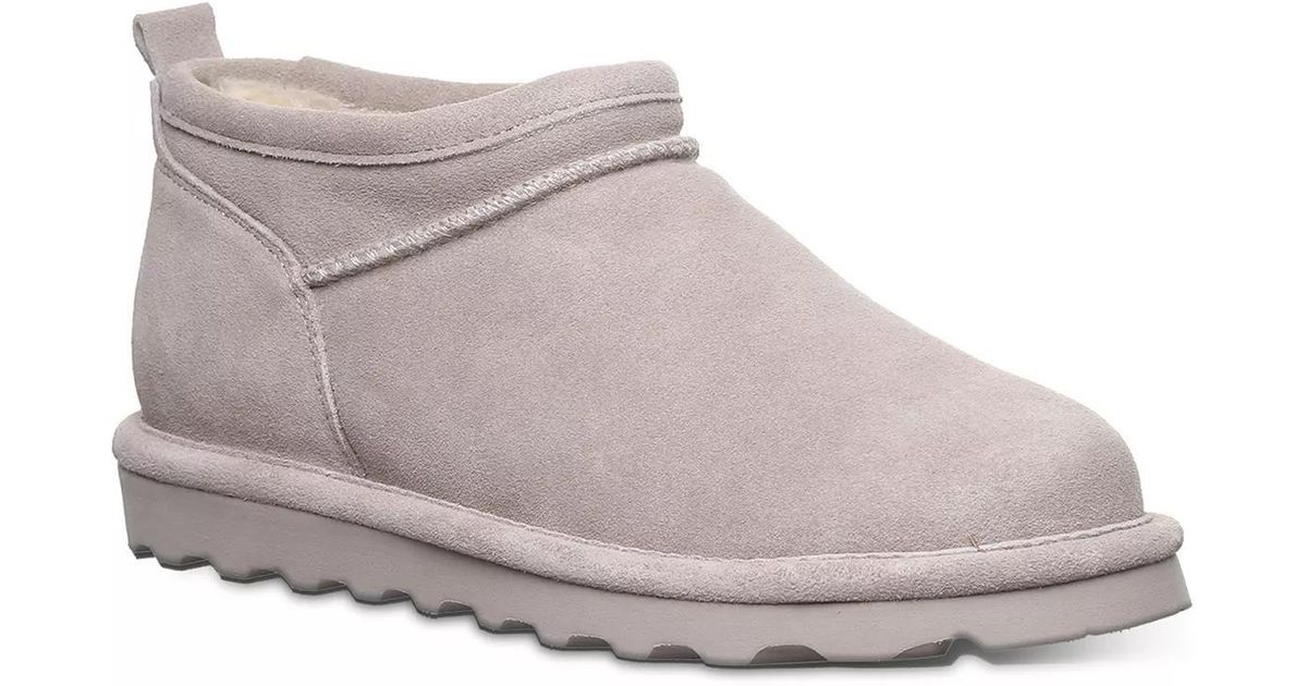 BEARPAW Super Shorty Snow Boot in Gray | Lyst