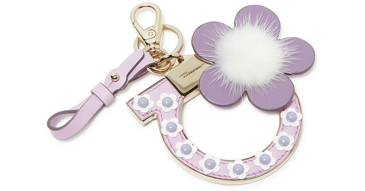Ferragamo Ceylon Logo Keychain Lyst