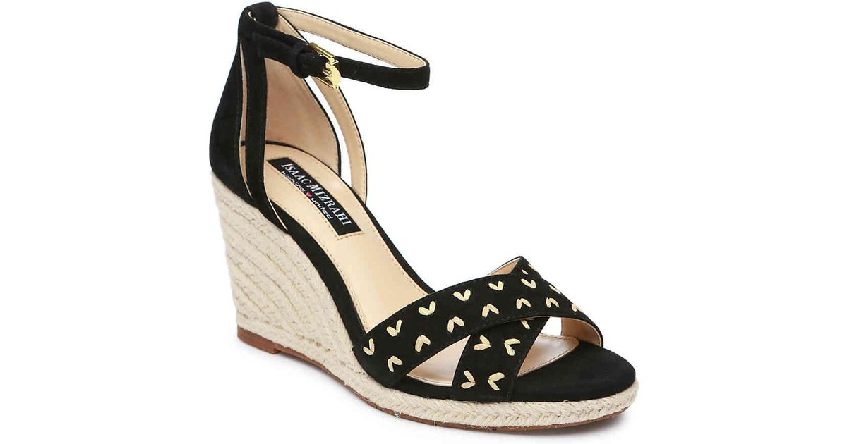 isaac mizrahi wedge sandals
