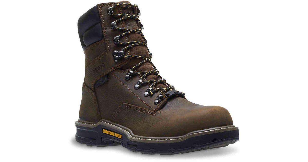 wolverine bandit men's waterproof composite toe work boots