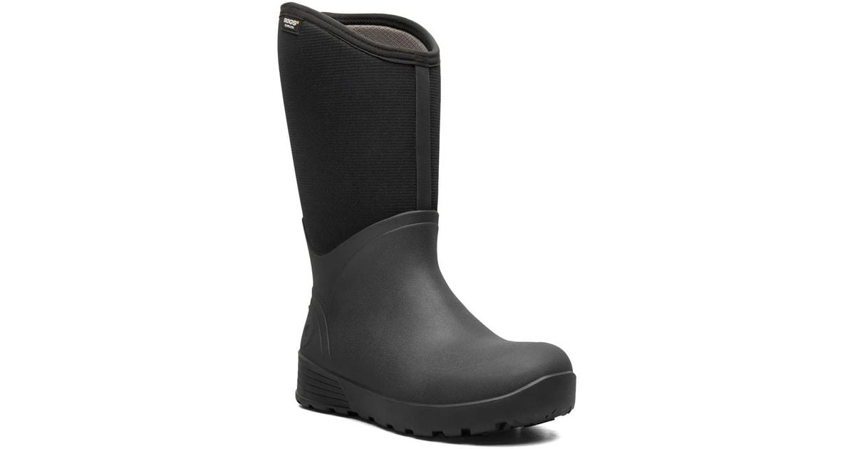 Cfw Bogs Bogs Bozeman Ii Vibram Arctic Grip Snow Boot in Black for Men | Lyst