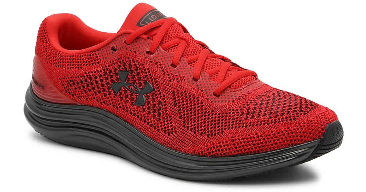 Under Armour Synthetic Liquify Running Shoe in Red/Black (Red) for Men |  Lyst