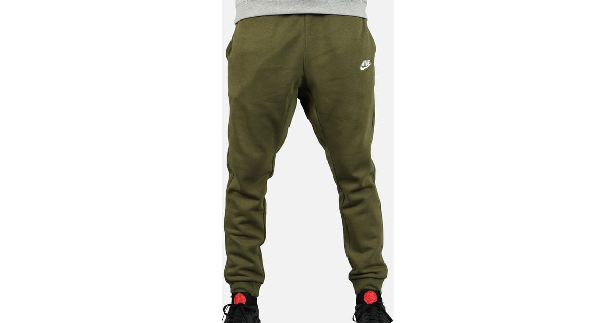 nike joggers olive green