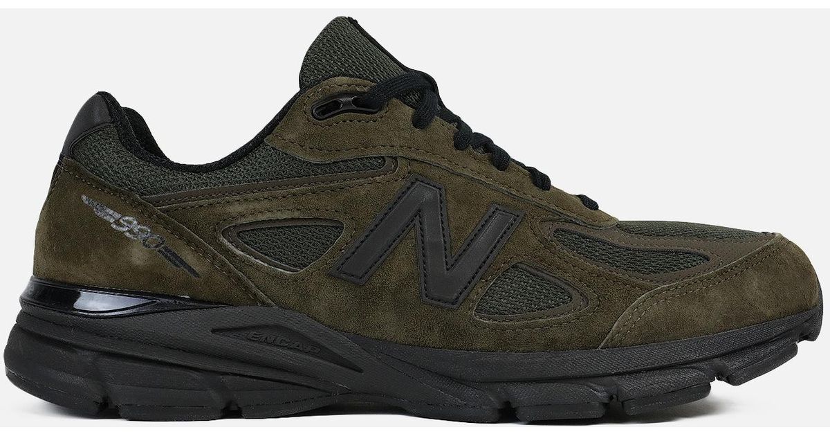 New Balance Leather 990-olive Green 