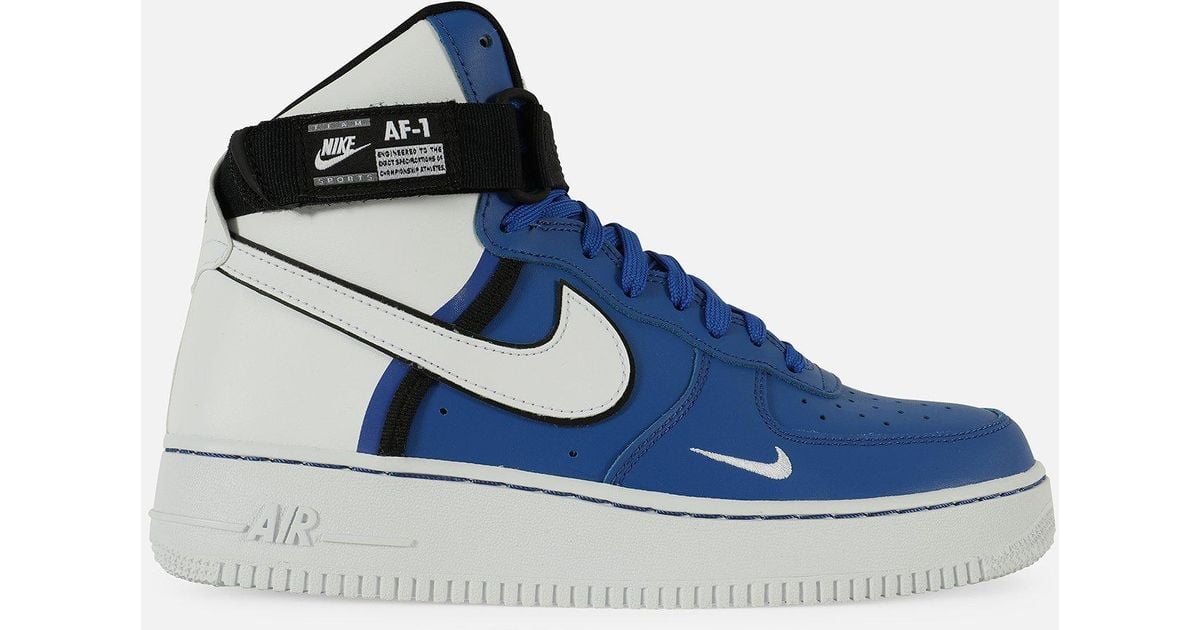 Nike Rubber Air Force 1 '07 High Lv8 in Blue for Men - Lyst