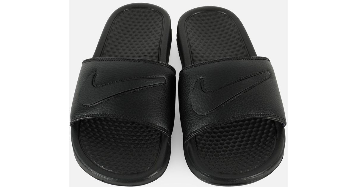 nike slides with changeable swoosh