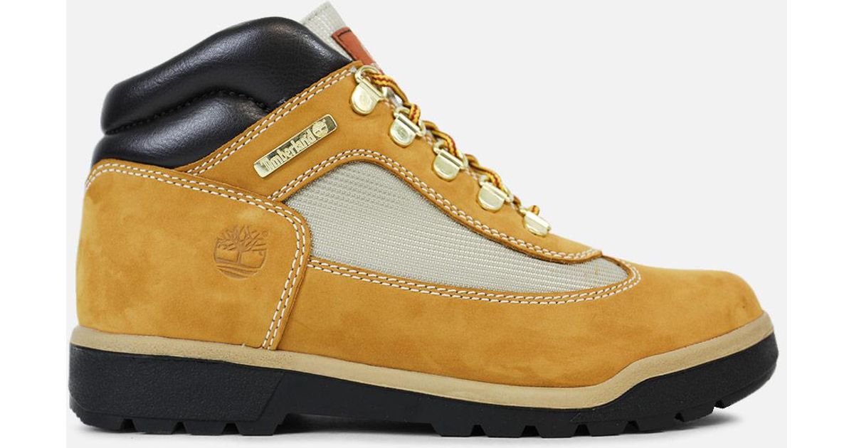 timberland field boot wheat nubuck