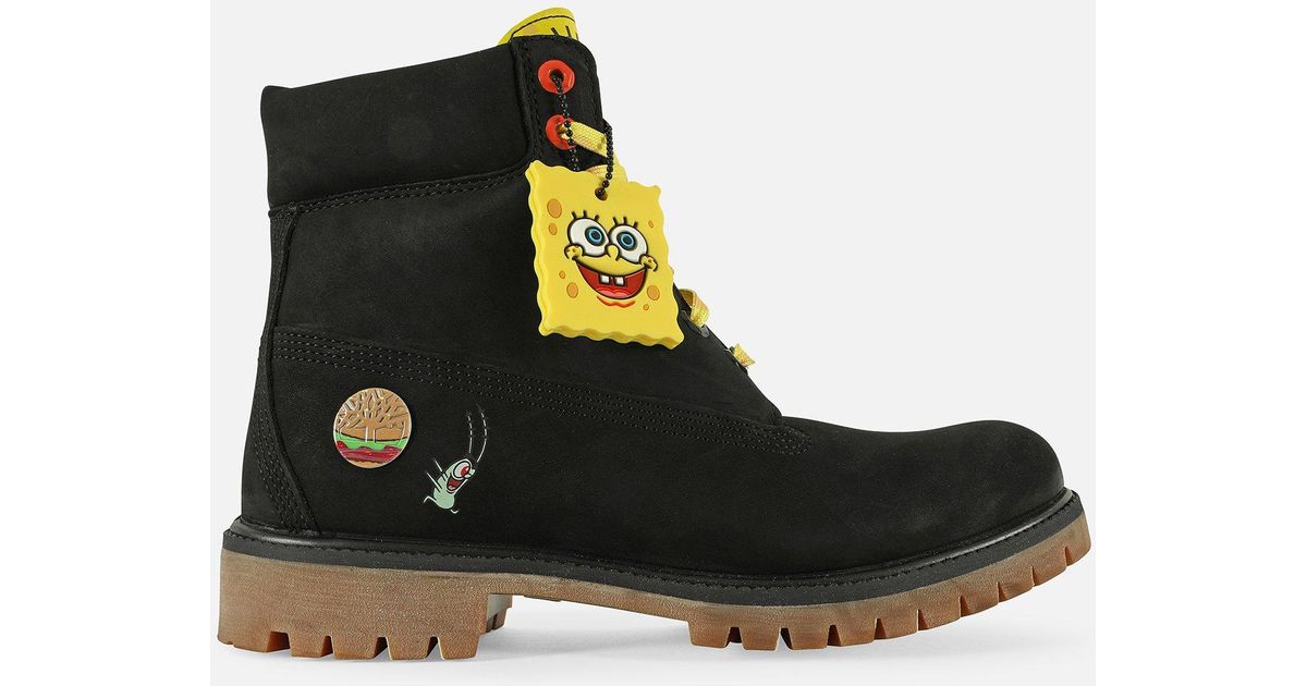 timberland spongebob boots