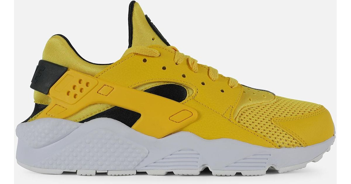 yellow huarache sneakers