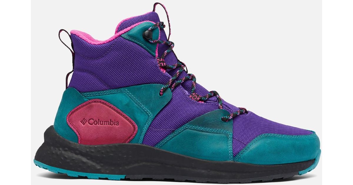 purple columbia boots